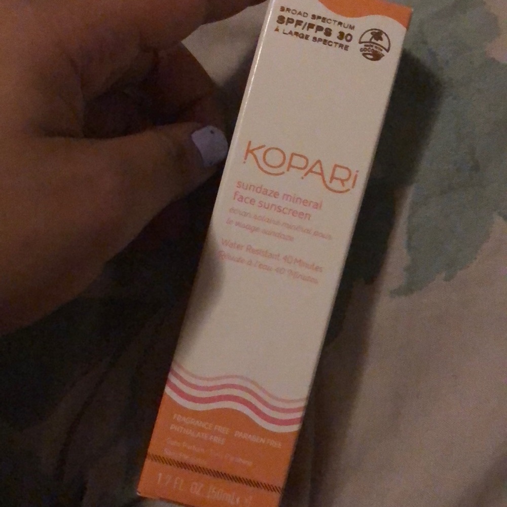 Kopari face sunscreen SPF 30